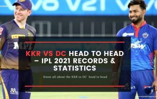 KKR vs DC Head to Head – IPL 2021 Records & Statistics